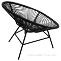 fabric chair Steel Frame+PE rattan Chair Manufactory